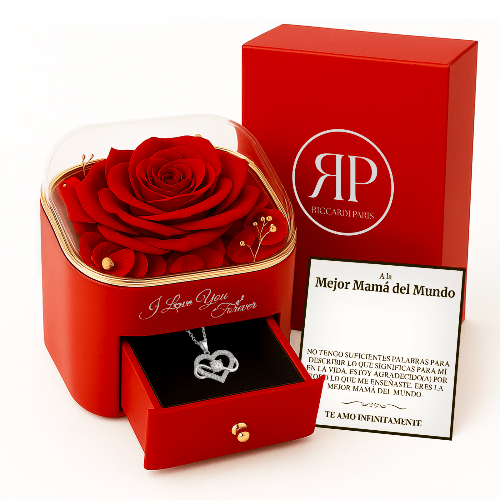 RICCARDI - CAJA DE REGALO DÍA DE LA MADRE "Infinity Heart" - Riccardi